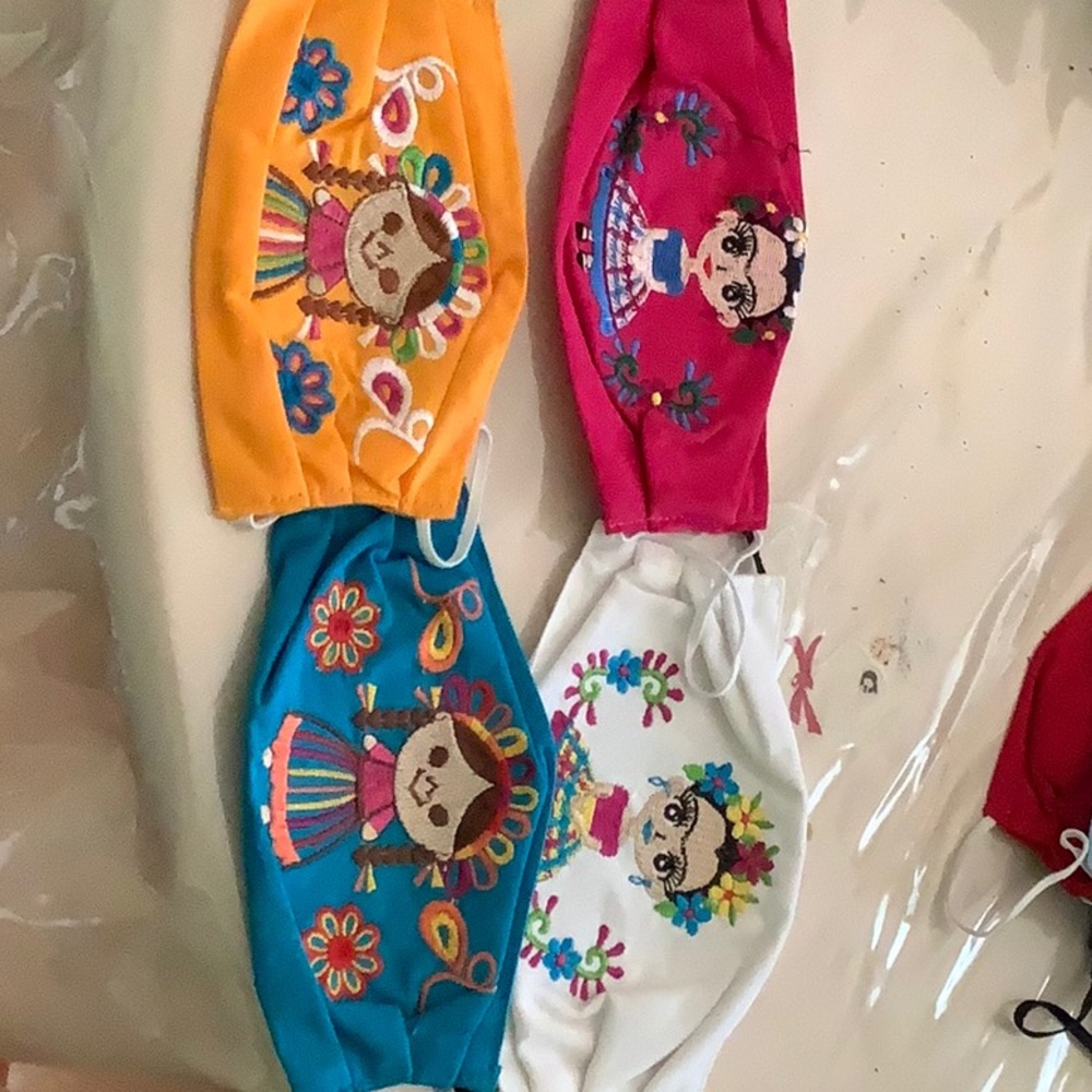 Mexican ladie hand made mask